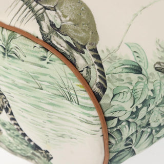 Hermes Panier De Plage Handbag Printed Canvas