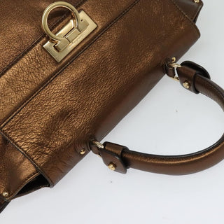 Salvatore Ferragamo Sofia Satchel Leather