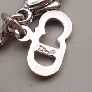 Christian Dior CD Logo necklace Silver-Plated