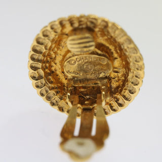 Chanel Vintage CC Clip-On Earrings Metal