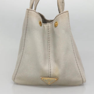 Prada Canapa Convertible Tote Canvas