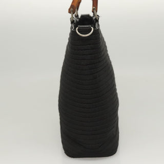 Gucci Vintage Bamboo Handle Tote Canvas