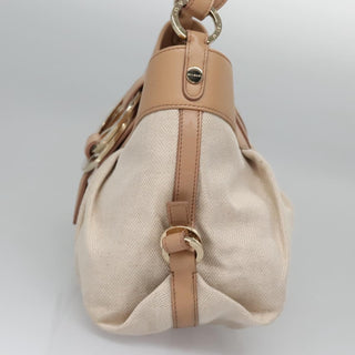 Bvlgari Chandra Hobo Canvas and Leather