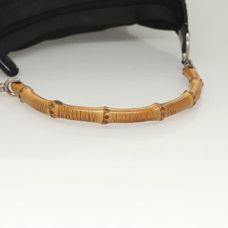 Gucci Vintage Bamboo Shoulder Bag Nylon