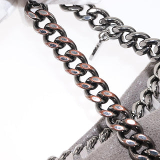 Stella McCartney Falabella Fold Over Crossbody Bag Shaggy Deer