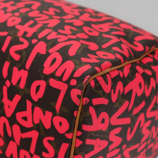 Louis Vuitton Speedy Handbag Limited Edition Monogram Graffiti