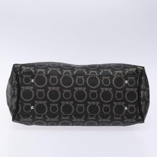 Salvatore Ferragamo Gancini Tote PVC Leather