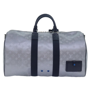 Louis Vuitton Keepall Bandouliere Bag Limited Edition Monogram Satellite Canvas