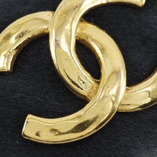 Chanel Coco mark barette Gold plated