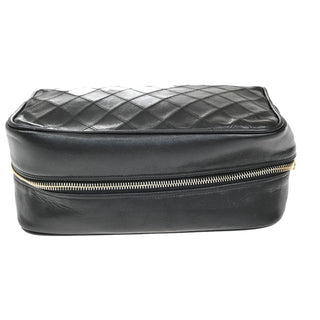 Chanel Vanity Bag Pouch Leather