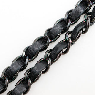 Chanel Studded CC Accordion Flap Bag Leather