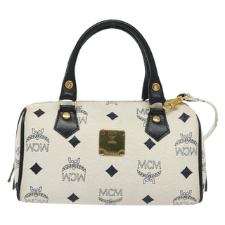 MCM Visetos logogramme Handbag Canvas and Leather
