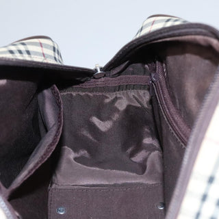 Burberry Nova Check Bowling Bag Canvas