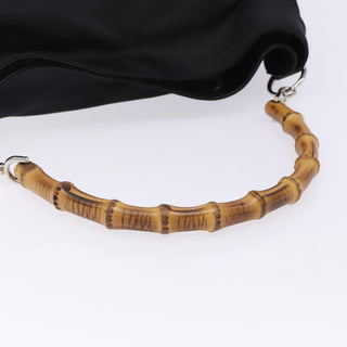 Gucci Vintage Bamboo Shoulder Bag Nylon