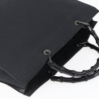 Gucci Vintage Bamboo Handle Tote GG Nylon