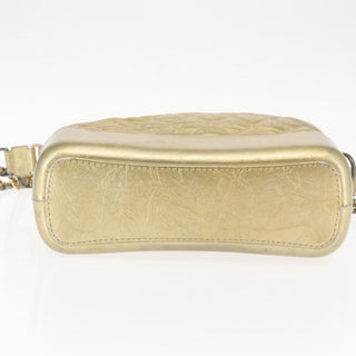 Chanel Gabrielle Hobo Quilted Metallic Aged Calfskin
