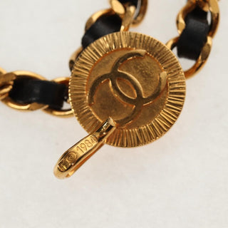 Chanel Vintage Multi-Chain Medallion Belt Metal and Leather