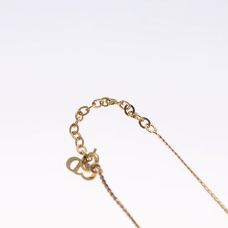 Christian Dior Collar Necklace Metal with Faux Pearls