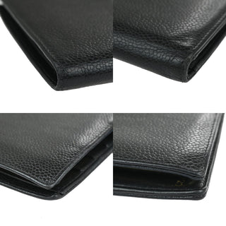 Chanel CC Bifold Wallet Quilted Caviar