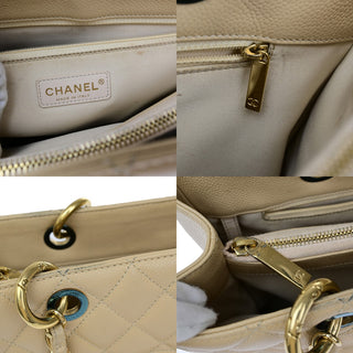 Chanel Grand Shopping Tote Quilted Calfskin