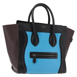 Celine Tricolor Luggage Bag Leather