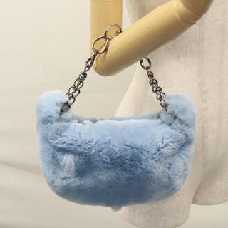 Chanel Chain Hobo Lapin Fur