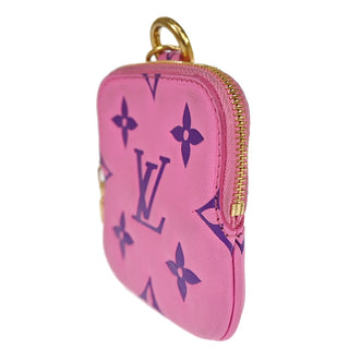 Louis Vuitton Charms Porte Monnaie Wallet PVC Over Printed Silk