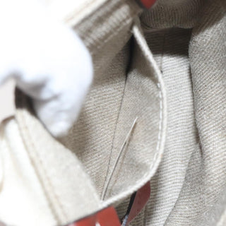 Chloe Woody Tote Canvas with Leather