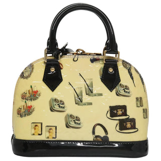 Louis Vuitton Alma Handbag Limited Edition Stickers Monogram Vernis