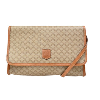 Celine Macadam Shoulder Bag Leather