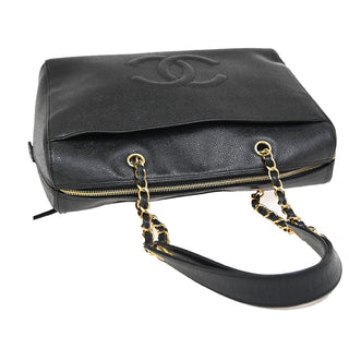 Chanel Vintage Timeless Zip Tote Caviar
