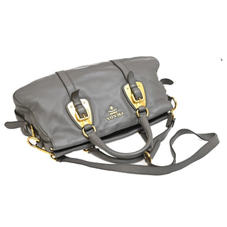 Prada Convertible Belted Satchel Soft Calf