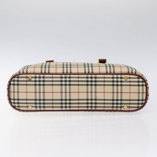 Burberry Nova Check Tote Canvas and Leather