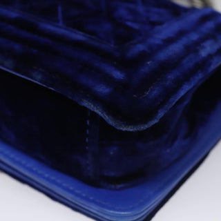 Chanel Boy Flap Bag Quilted Velvet