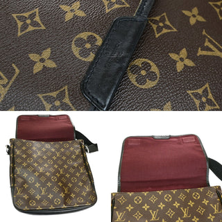 Louis Vuitton Bass Messenger Bag Macassar Monogram Canvas