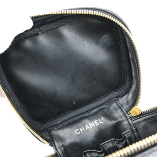 Chanel Vintage Timeless Vanity Case Caviar