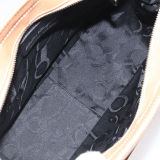 Salvatore Ferragamo Gancini Shoulder Bag Leather