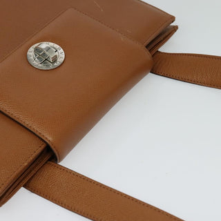 Bvlgari Turnlock Flap Convertible Top Handle Leather