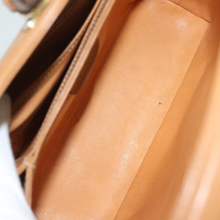 Gucci Vintage Convertible Bamboo Box Crossbody Bag Leather