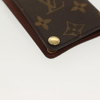 Louis Vuitton Porte Cartes Pression Card Case Monogram Canvas