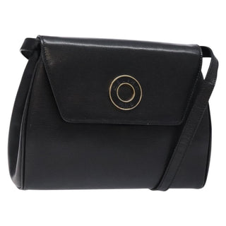 Celine Vintage Circle Logo Crossbody Bag Leather
