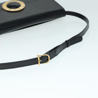 Celine Vintage Circle Logo Crossbody Bag Leather