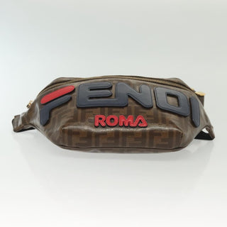 Fendi Mania Logo Waist Bag Zucca Coated Canvas