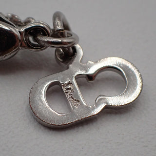 Christian Dior CD Logo necklace Silver-Plated