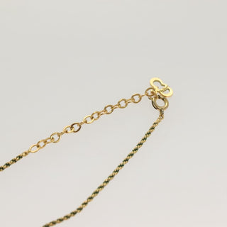 Christian Dior CD Pendant Necklace Metal