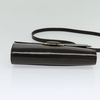 Celine Vintage Circle Logo Crossbody Bag Leather