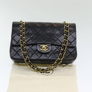 Chanel Vintage Classic Double Flap Bag Quilted Lambskin
