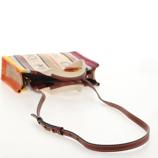 Chloe Woody Tote Canvas with Leather