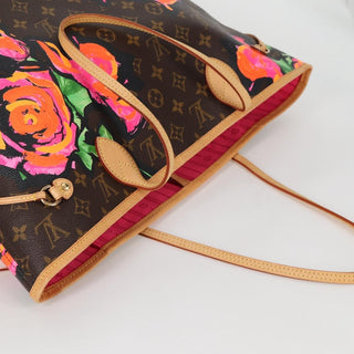 Louis Vuitton Neverfull Tote Limited Edition Monogram Roses