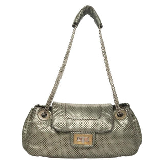 Chanel Drill Flap Bag Perforated Leather